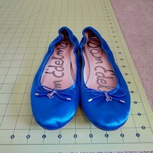 Satin flats